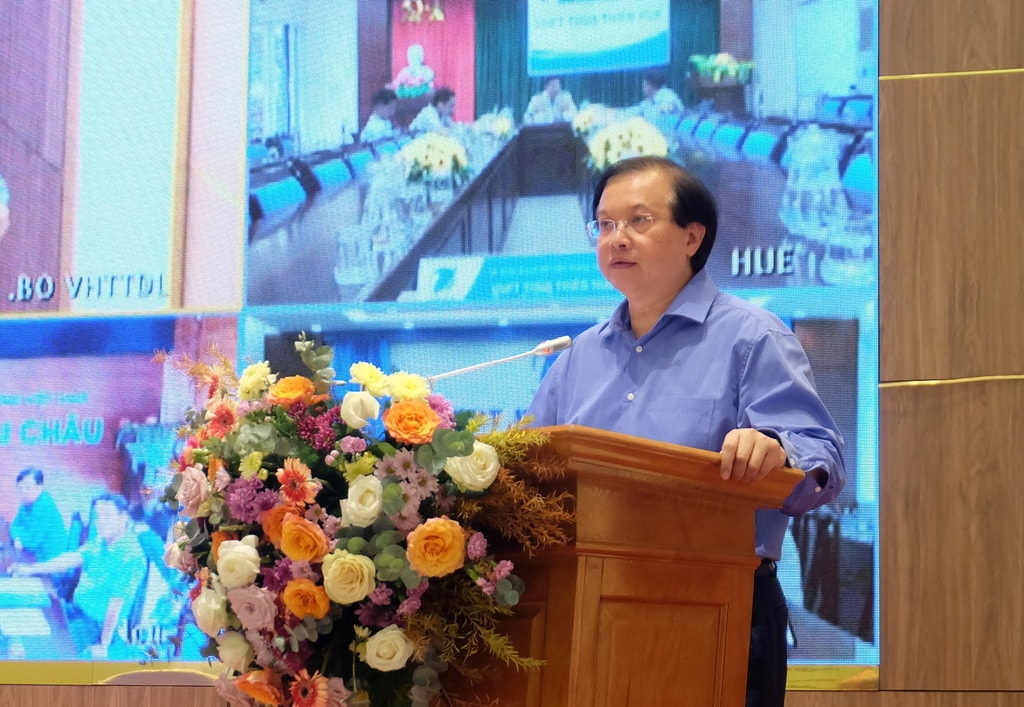Thứ trưởng Bộ Văn hóa, Thể thao và Du lịch Tạ Quang Đông phát biểu khai mạc Hội thảo dscf1196.jpg -0