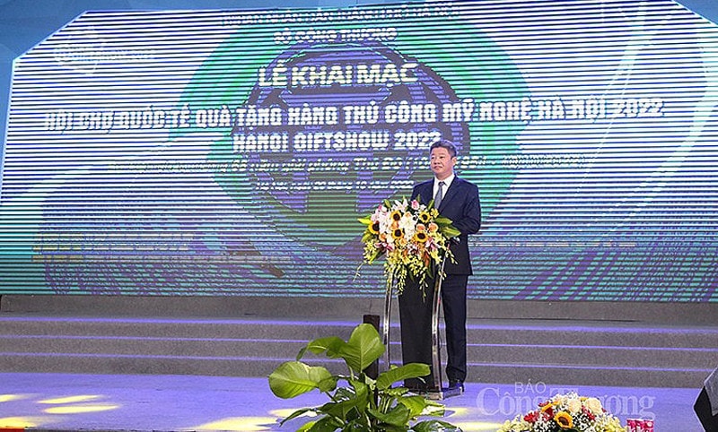 Khai mạc Hội chợ quốc tế quà tặng hàng thủ công mỹ nghệ Hà Nội 2022 -0