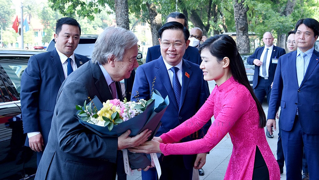 Chủ tịch Quốc hội Vương Đình Huệ mong Liên Hợp Quốc dẫn dắt, thúc đẩy hợp tác quốc tế về chuyển đổi năng lượng, chuyển đổi số