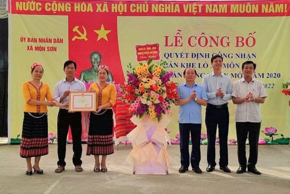 Lễ công bố Bản Khe Ló đạt chuẩn nông thôn mới Gieo “hạt giống đỏ” dưới chân dãy Trường Sơn -0