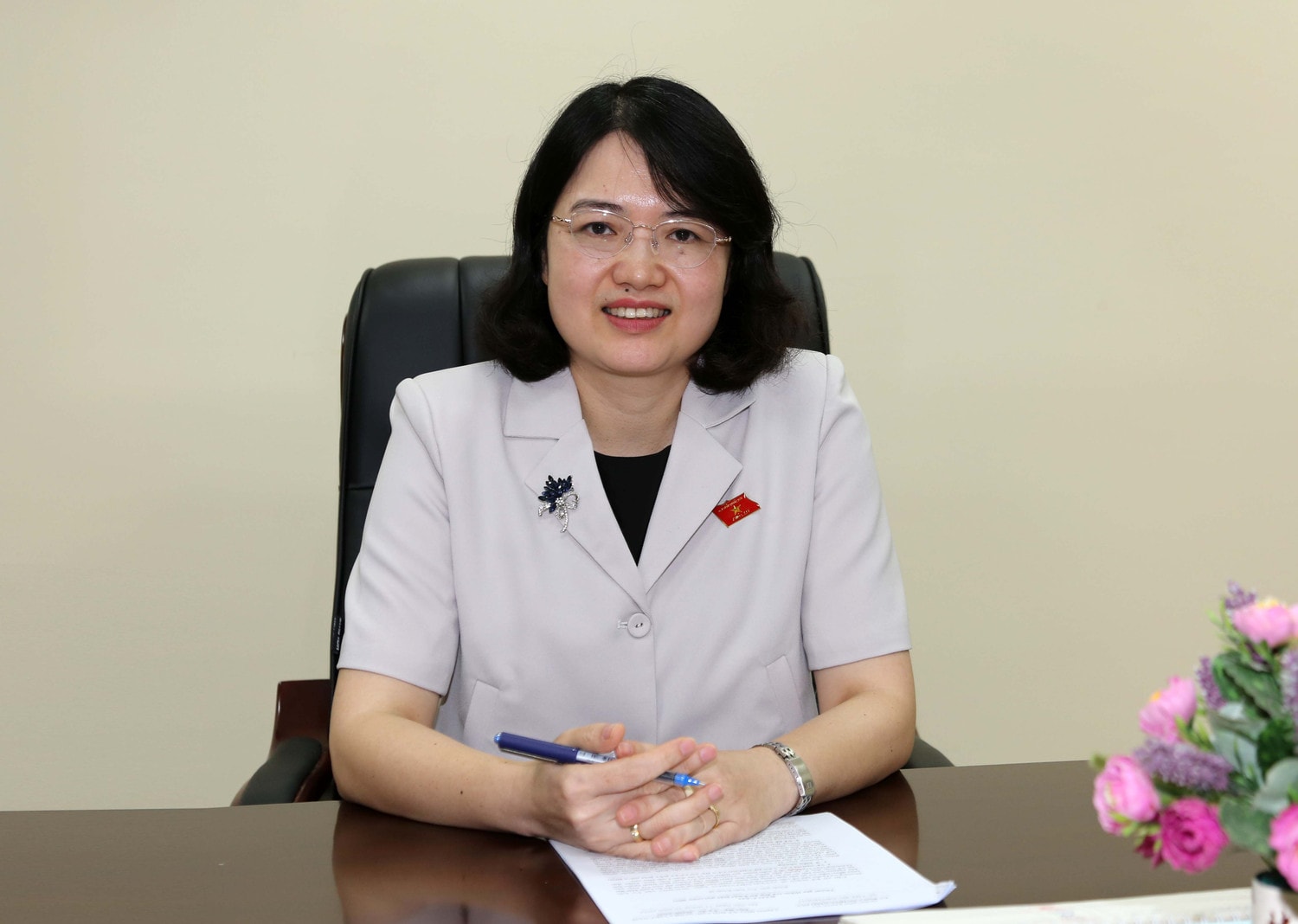 Ủy viên Thường trực Ủy ban Văn hóa, Giáo dục Nguyễn Thị Mai Thoa - Ảnh: Thái Bình