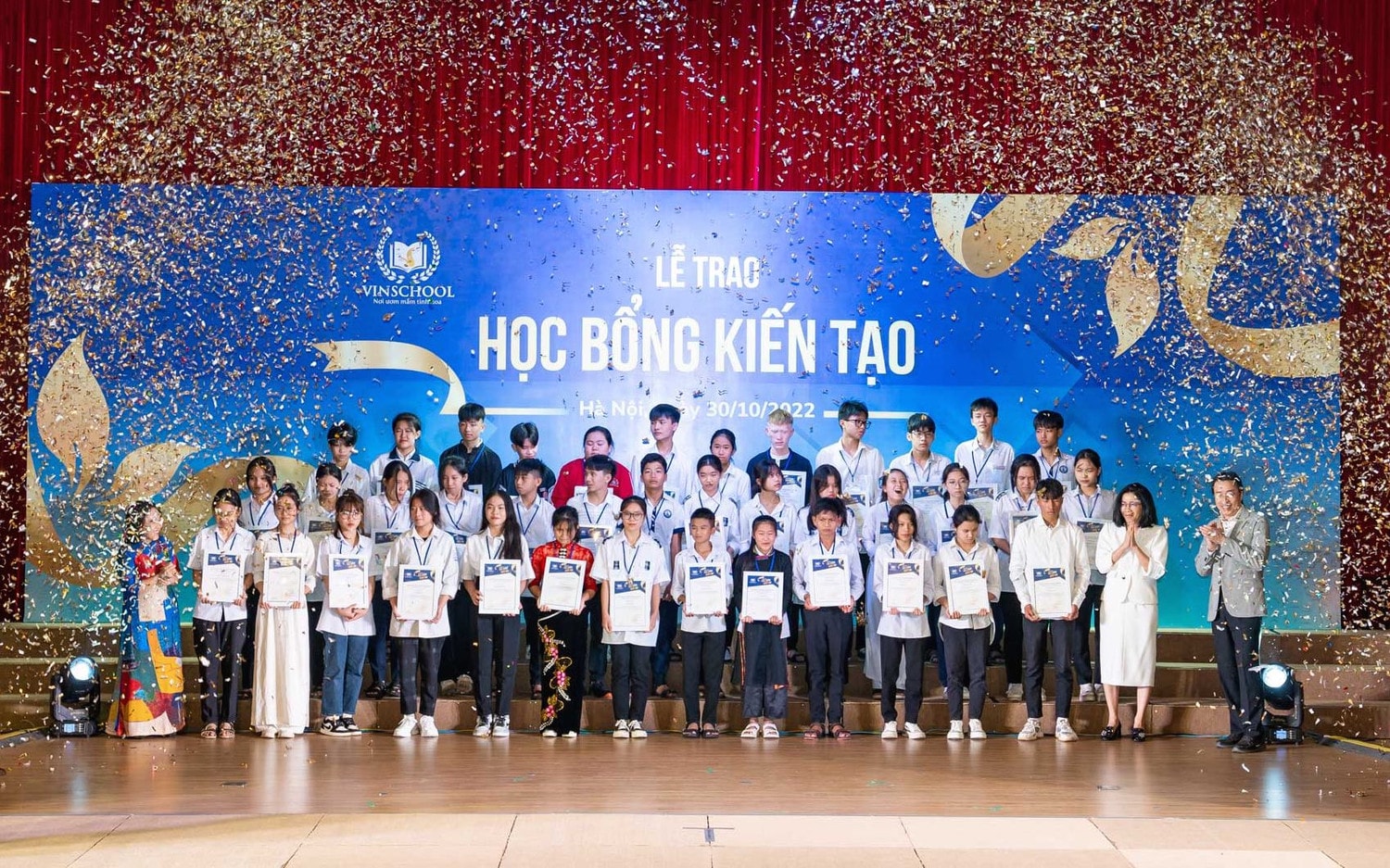VinSchool trao học bổng kiến tạo năm thứ 2 cho 40 học sinh -0