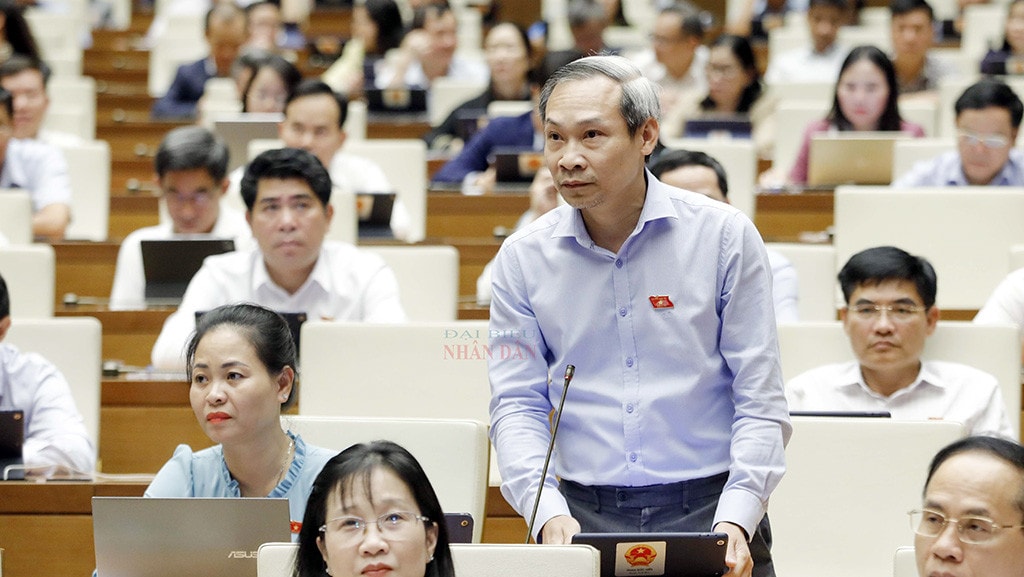 Một số hình ảnh phiên chất vấn và trả lời chất vấn đối với lĩnh vực xây dựng của Bộ trưởng Bộ Xây dựng Nguyễn Thanh Nghị -0