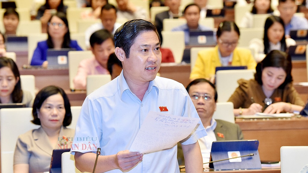 Một số hình ảnh phiên chất vấn và trả lời chất vấn đối với lĩnh vực xây dựng của Bộ trưởng Bộ Xây dựng Nguyễn Thanh Nghị -9