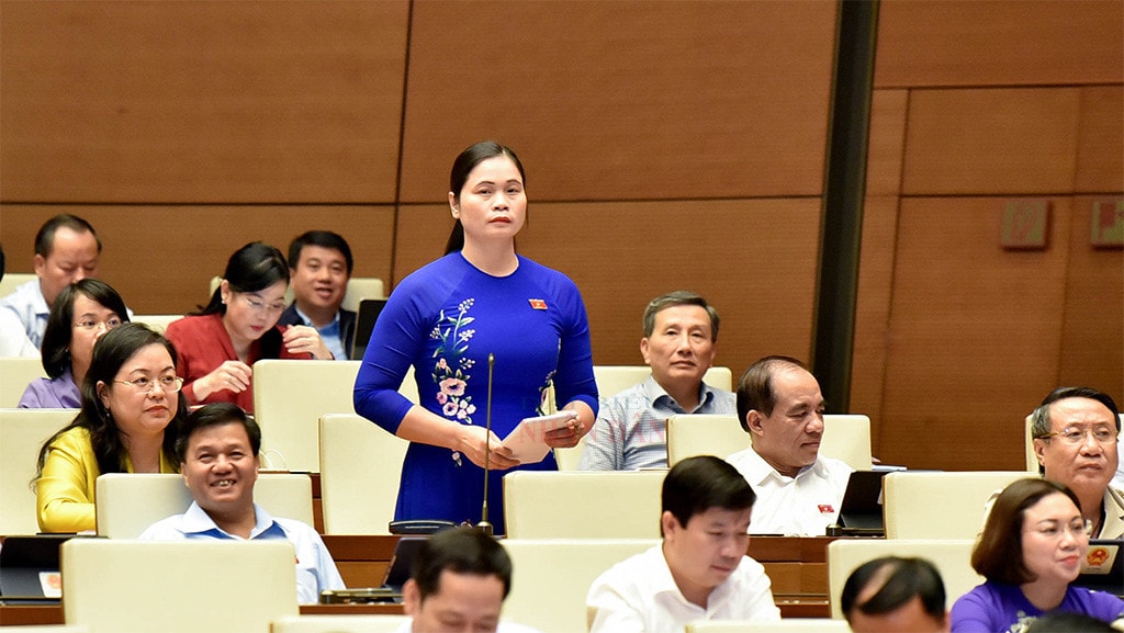 Một số hình ảnh phiên chất vấn và trả lời chất vấn đối với lĩnh vực xây dựng của Bộ trưởng Bộ Xây dựng Nguyễn Thanh Nghị -4