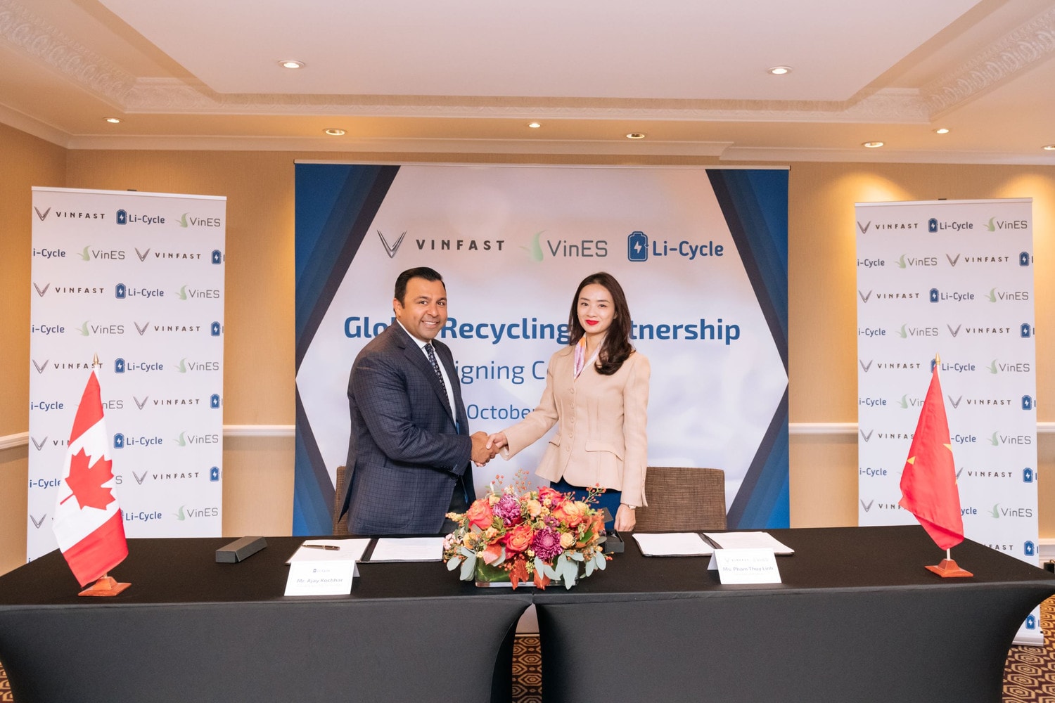 VinES và Li-Cycle công bố hợp tác tái chế pin toàn cầu -0