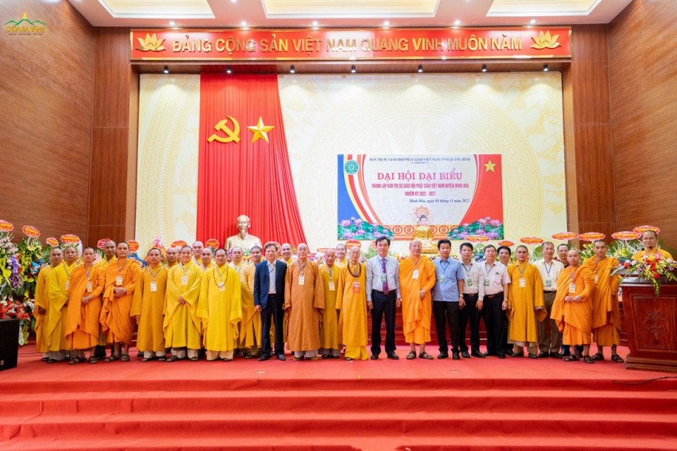 Thành lập Ban Trị sự Giáo hội Phật giáo huyện Minh Hóa nhiệm kỳ 2022 - 2027 -0