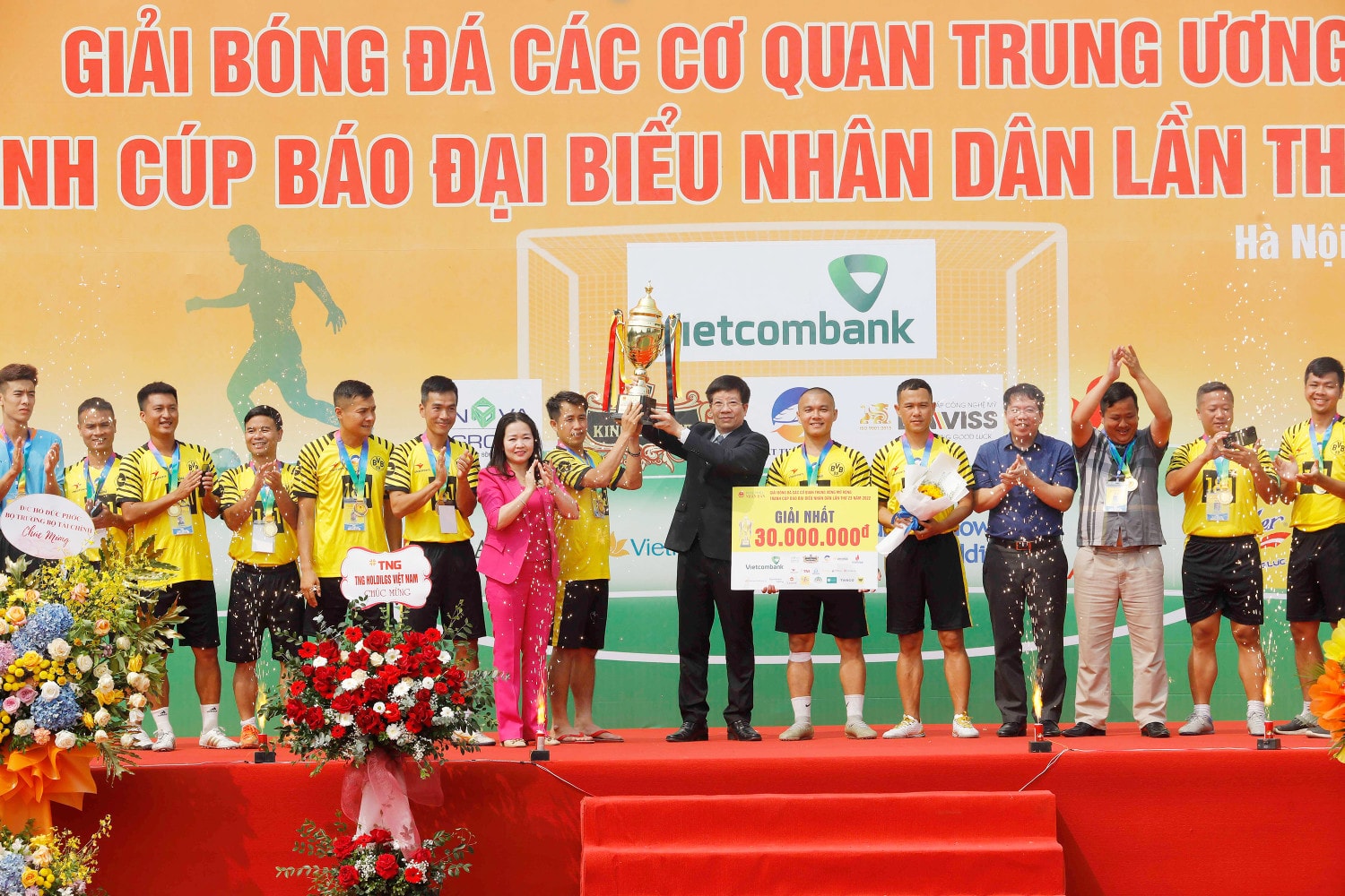 Lễ Bế mạc và trao giải Giải bóng đá các cơ quan Trung ương mở rộng tranh Cúp Báo Đại biểu Nhân dân lần thứ 23 -0