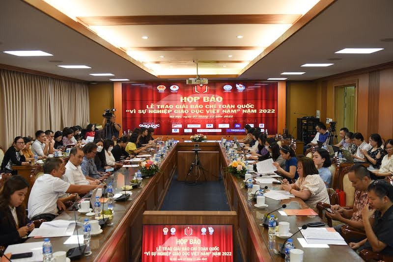Họp báo tổng kết Giải báo chí toàn quốc “Vì sự nghiệp Giáo dục Việt Nam” năm 2022 -0