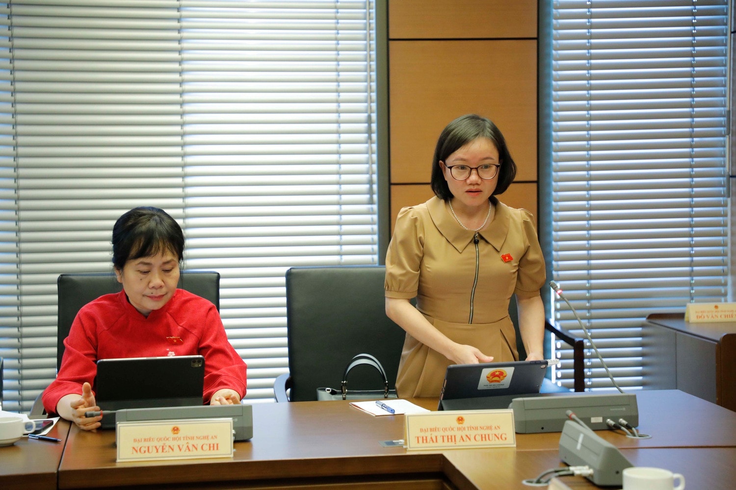 ĐBQH Thái Thị An Chung phát biểu “Công khai nhưng phải minh bạch khi đấu thầu” -0