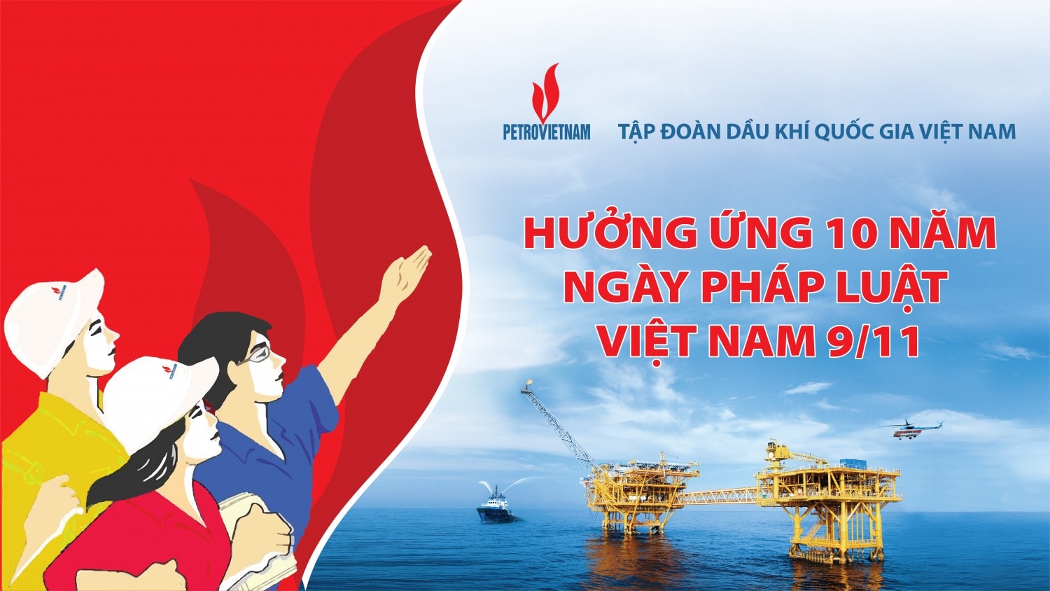 Các hoạt động hưởng ứng Ngày Pháp luật hàng năm luôn thu hút được sự quan tâm của cán bộ, công nhân viên và người lao động Tập đoàn