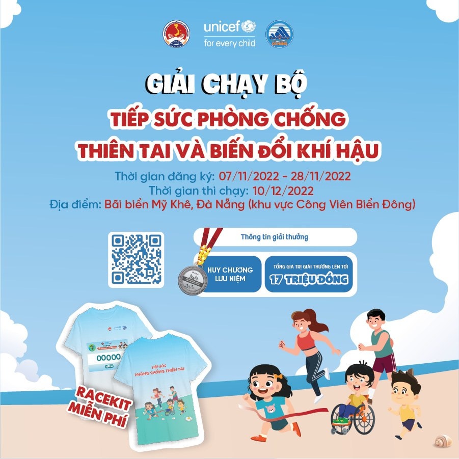 Giải chạy tiếp sức cho trẻ em hưởng ứng giảm nhẹ rủi ro thiên tai -0