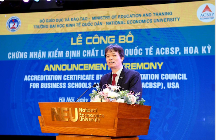 Trường ĐH Kinh tế Quốc dân có 11 chương trình đạt kiểm định chất lượng quốc tế ACBSP, Hoa kỳ -0