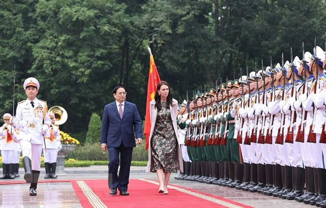 Thủ tướng Phạm Minh Chính hội đàm với Thủ tướng New Zealand -0