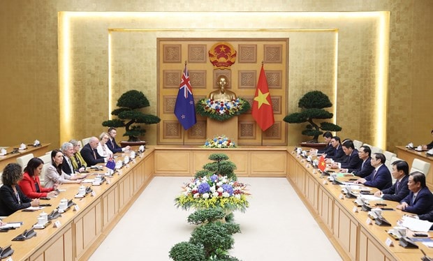 Thủ tướng Phạm Minh Chính hội đàm với Thủ tướng New Zealand -0
