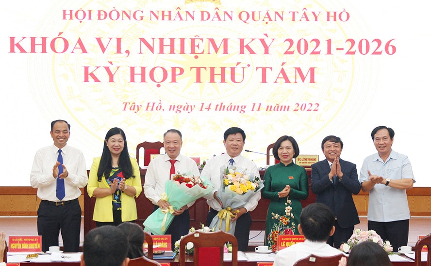 Đồng chí Nguyễn Thanh Tịnh được bầu là Phó Chủ tịch UBND quận Tây Hồ -0