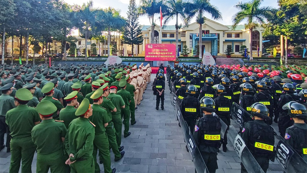 Công an tỉnh Gia Lai ra quân đợt cao điểm tấn công, trấn áp tội phạm -0