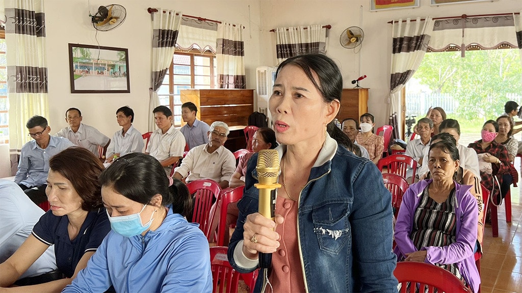Phó Chủ tịch Quốc hội Nguyễn Đức Hải tiếp xúc cử tri huyện Phú Ninh, tỉnh Quảng Nam -1