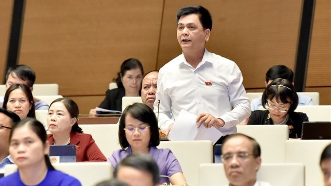 ĐBQH Nguyễn Lâm Thành (Thái Nguyên) Ảnh: Lâm Hiển