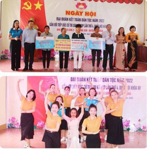 Các đại biểu TXCT, dự ngày Đại đoàn kết và trao nhiều phần quà cho bà con xóm 2, xã Đông Sơn Bài 2: Ngược xuống miền xuôi, về miền biển… -0
