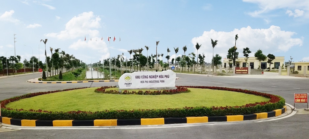 KCN Hoà Phú được xem là điểm sáng của sự phát triển kinh tế tại Bắc Giang trong thời gian gần đây.