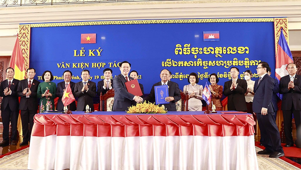 Quan hệ Việt Nam - Campuchia nhất định sẽ phát triển lên tầm cao mới, tiếp thêm động lực mới cho hoạt động của Hội Hữu nghị hai nước -0