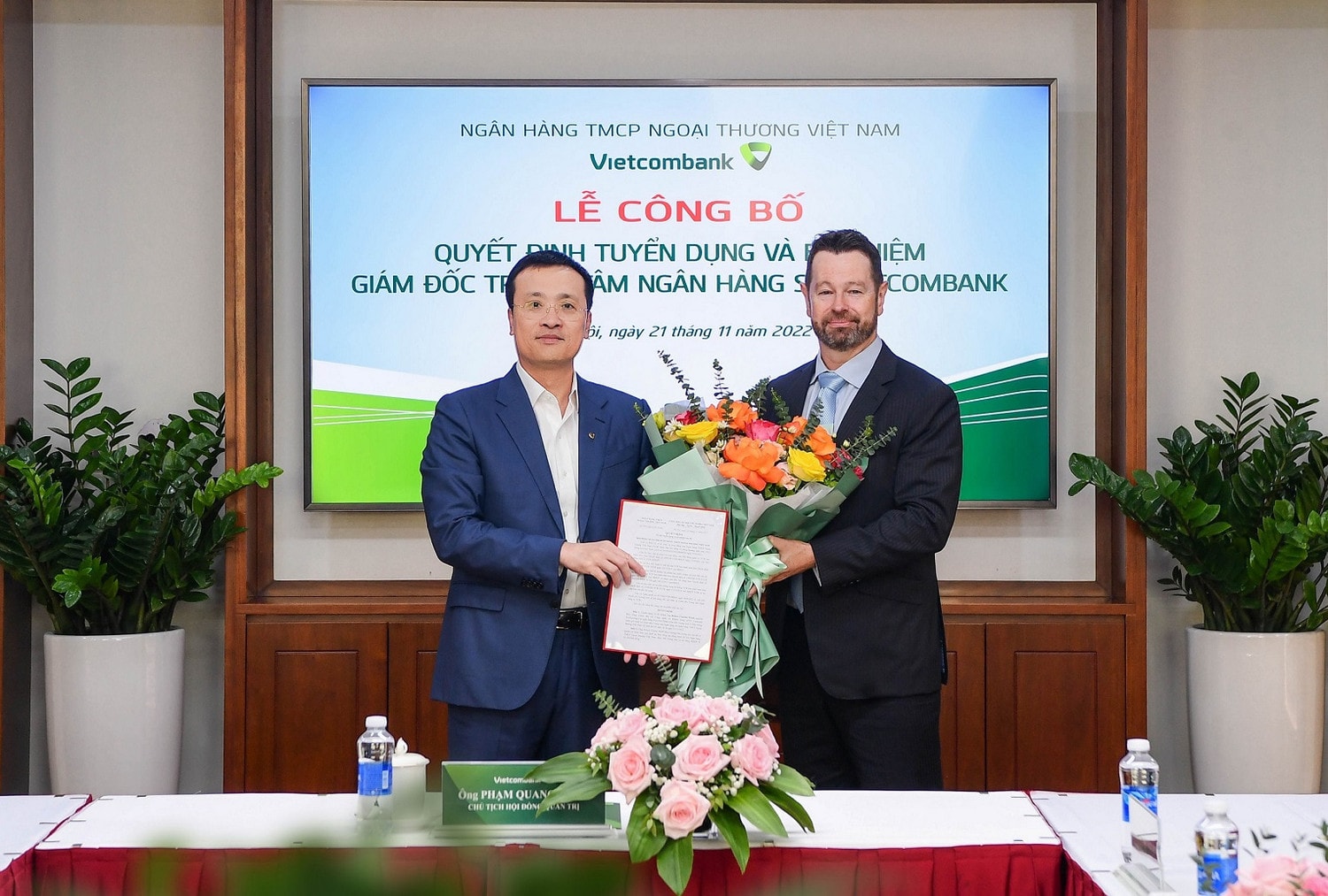 Vietcombank công bố quyết định tuyển dụng và bổ nhiệm Giám đốc Trung tâm ngân hàng số -0