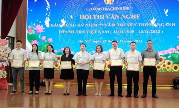 Giao lưu văn nghệ kỷ niệm 77 năm Ngày truyền thống Thanh tra Việt Nam -0