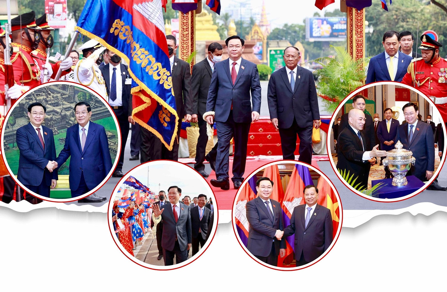 Chủ tịch Quốc hội Vương Đình Huệ thăm chính thức Vương quốc Campuchia và tham dự AIPA-43 -0