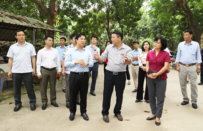 Khảo sát công tác tu bổ di tích tại huyện Chương Mỹ -0
