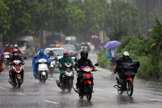 Dự báo thời tiết ngày 24.11: Không khí lạnh gây mưa dông diện rộng ở Bắc Bộ -0