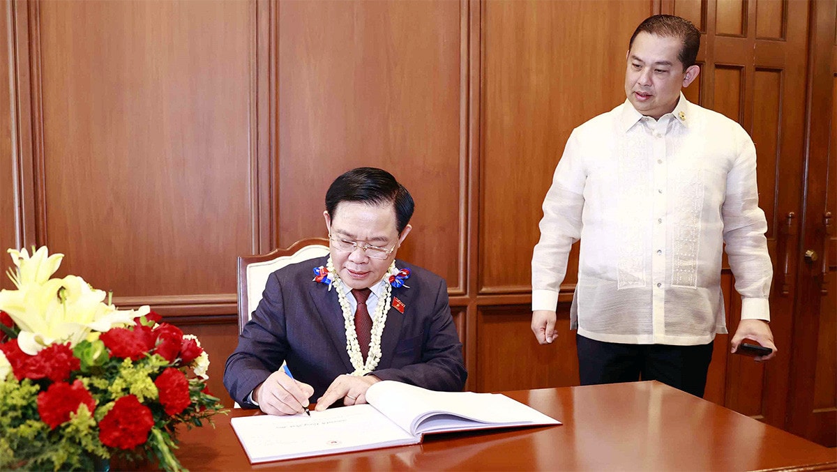 Một số hình Chủ tịch Quốc hội Vương Đình Huệ thăm chính thức Cộng hoà Philippines