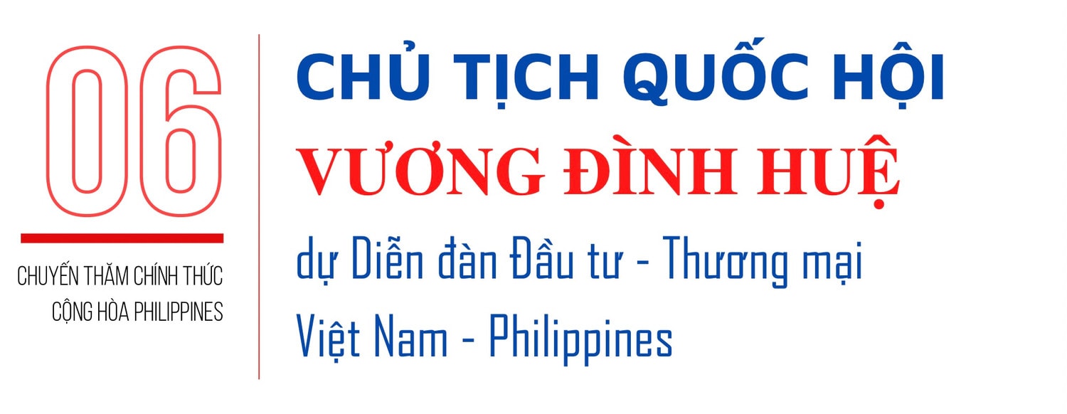 Toàn cảnh chuyến thăm chính thức Philippines của Chủ tịch Quốc hội Vương Đình Huệ -0