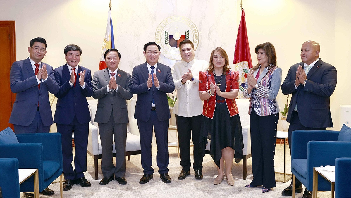 Một số hình Chủ tịch Quốc hội Vương Đình Huệ thăm chính thức Cộng hoà Philippines