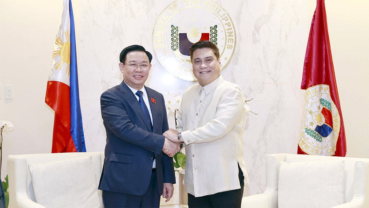Một số hình Chủ tịch Quốc hội Vương Đình Huệ thăm chính thức Cộng hoà Philippines