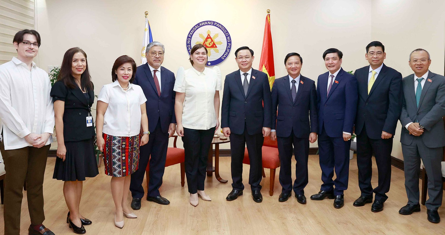 Chủ tịch Quốc hội Vương Đình Huệ thăm chính thức Cộng hòa Philippines