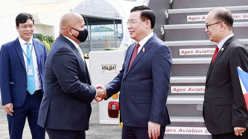 Chủ tịch Quốc hội Vương Đình Huệ thăm chính thức Cộng hòa Philippines