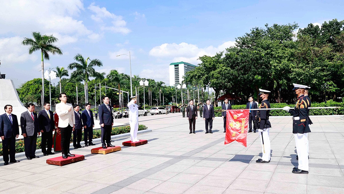 Một số hình Chủ tịch Quốc hội Vương Đình Huệ thăm chính thức Cộng hoà Philippines