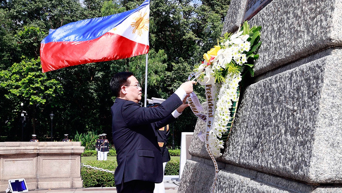 Một số hình Chủ tịch Quốc hội Vương Đình Huệ thăm chính thức Cộng hoà Philippines