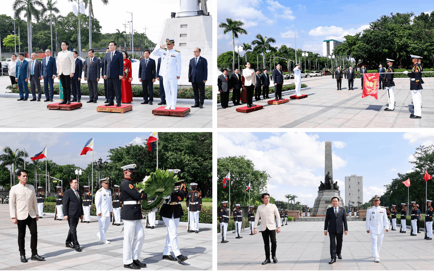 Chủ tịch Quốc hội Vương Đình Huệ thăm chính thức Cộng hòa Philippines