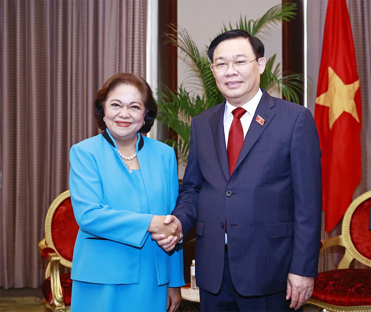 Chủ tịch Quốc hội Vương Đình Huệ tiếp CHỦ TỊCH TẬP ĐOÀN PHÁT TRIỂN Đặc khu CLARK -4