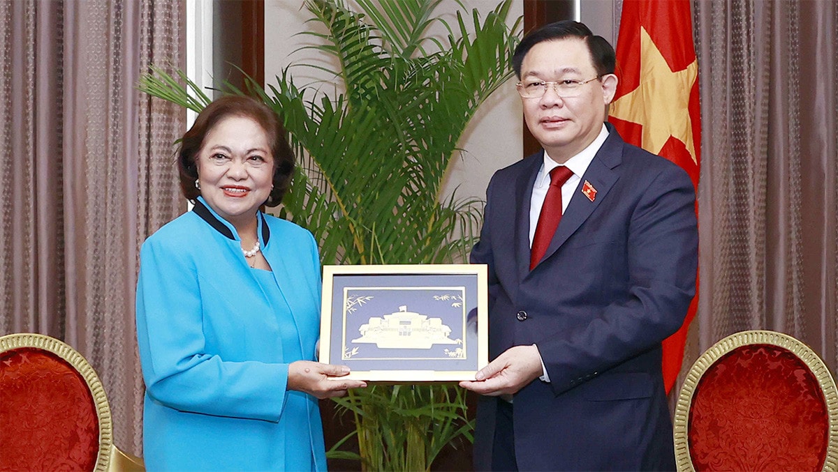 Chủ tịch Quốc hội Vương Đình Huệ tiếp CHỦ TỊCH TẬP ĐOÀN PHÁT TRIỂN Đặc khu CLARK -2