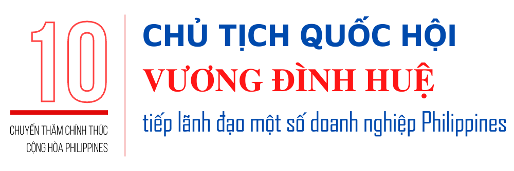 Chủ tịch Quốc hội Vương Đình Huệ thăm chính thức Cộng hòa Philippines -0