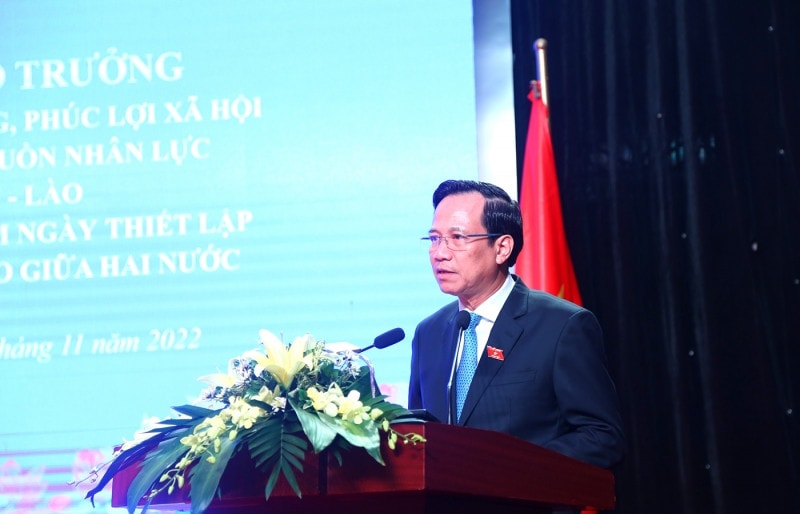 Tăng cường hợp tác đặc biệt về Lao động, Phúc lợi xã hội và Phát triển nguồn nhân lực Việt Nam - Lào -0