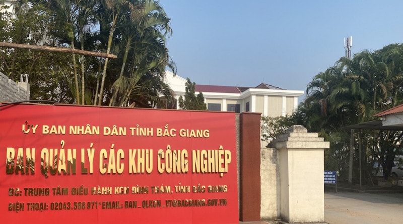 Ban quản lý các KCN tỉnh Bắc Giang phối hợp với cơ quan công an phát giác sai phạm tại Công ty TNHH Điện tử Sung Jin Việt Nam.
