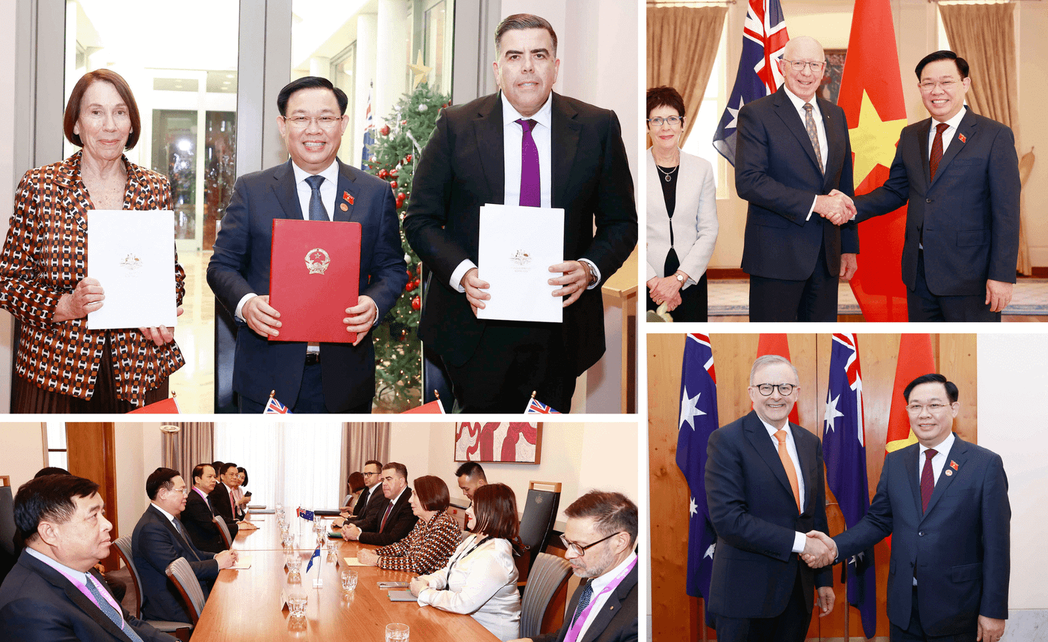Ngày làm việc đầu tiên của Chủ tịch Quốc hội Vương Đình Huệ tại Australia