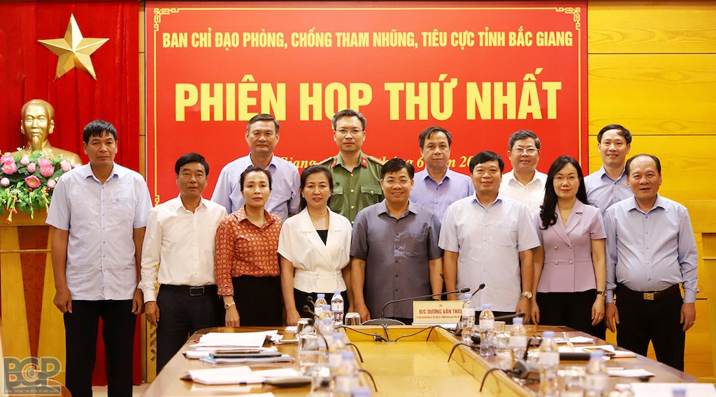 Ban Chỉ đạo Phòng chống tham nhũng tỉnh Bắc Giang gồm 15 thành viên, do đồng chí Dương Văn Thái - Ủy viên Trung ương Đảng, Bí thư Tỉnh ủy, Trưởng Đoàn đại biểu Quốc hội tỉnh làm Trưởng Ban Chỉ đạo