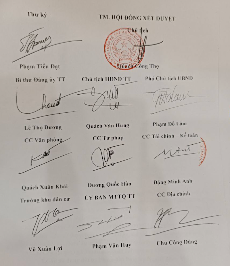 Biên bản hé lộ nguồn gốc đất nơi Chủ tịch thị trấn Kẻ Sặt đang “ở nhờ” -0