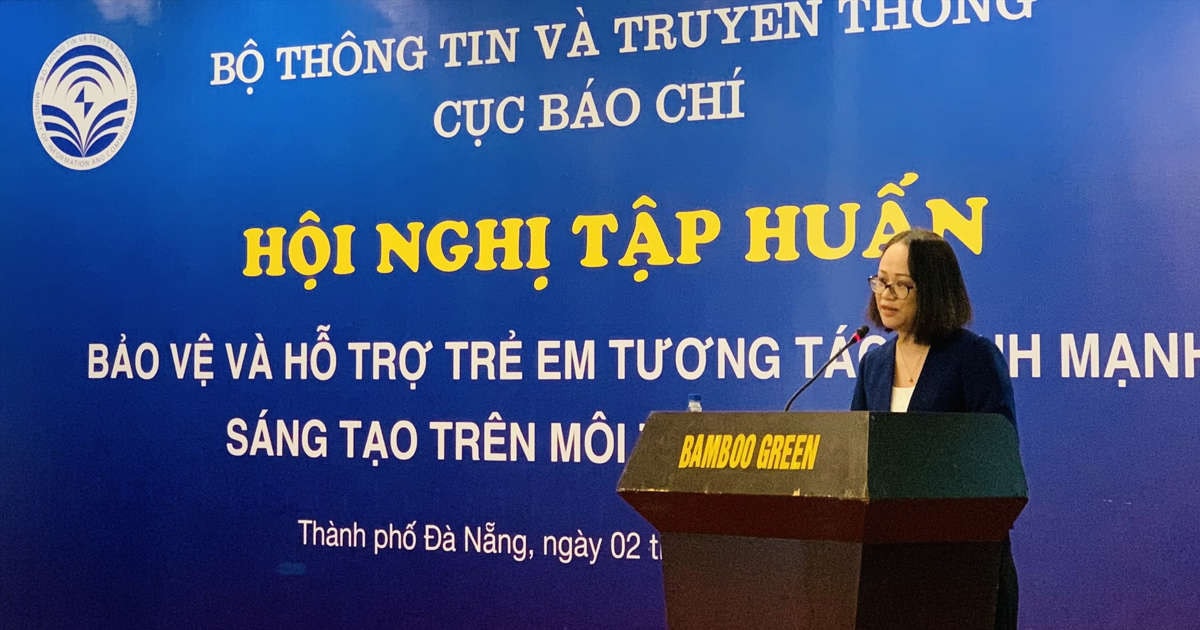 Tập huấn báo chí bảo vệ trẻ em trên môi trường mạng -0