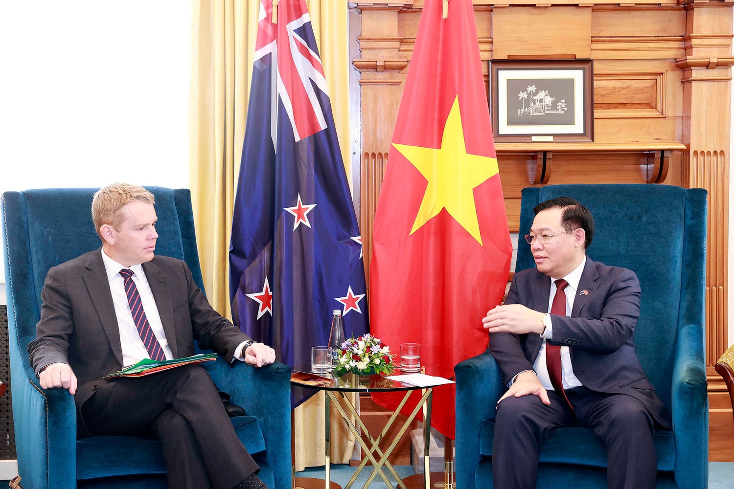 Chủ tịch Quốc hội Vương Đình Huệ tiếp Bộ trưởng Giáo dục New Zealand -0